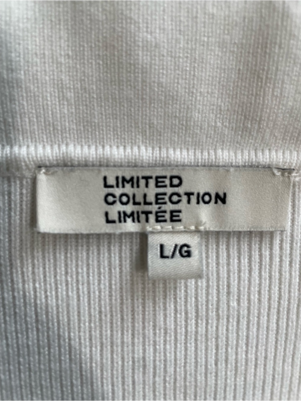 Limited Collection Striped Collared Sweater Knit Top Size Large - Picture 4 of 8